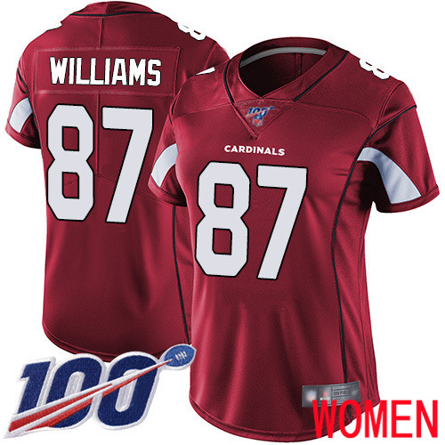 Arizona Cardinals Limited Red Women Maxx Williams Home Jersey NFL Football #87 100th Season Vapor Untouchable->arizona cardinals->NFL Jersey